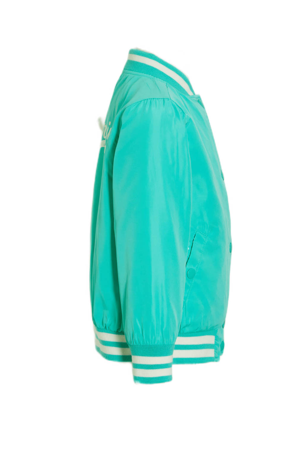 Orange Stars baseball jacket Merle met printopdruk mintgroen
