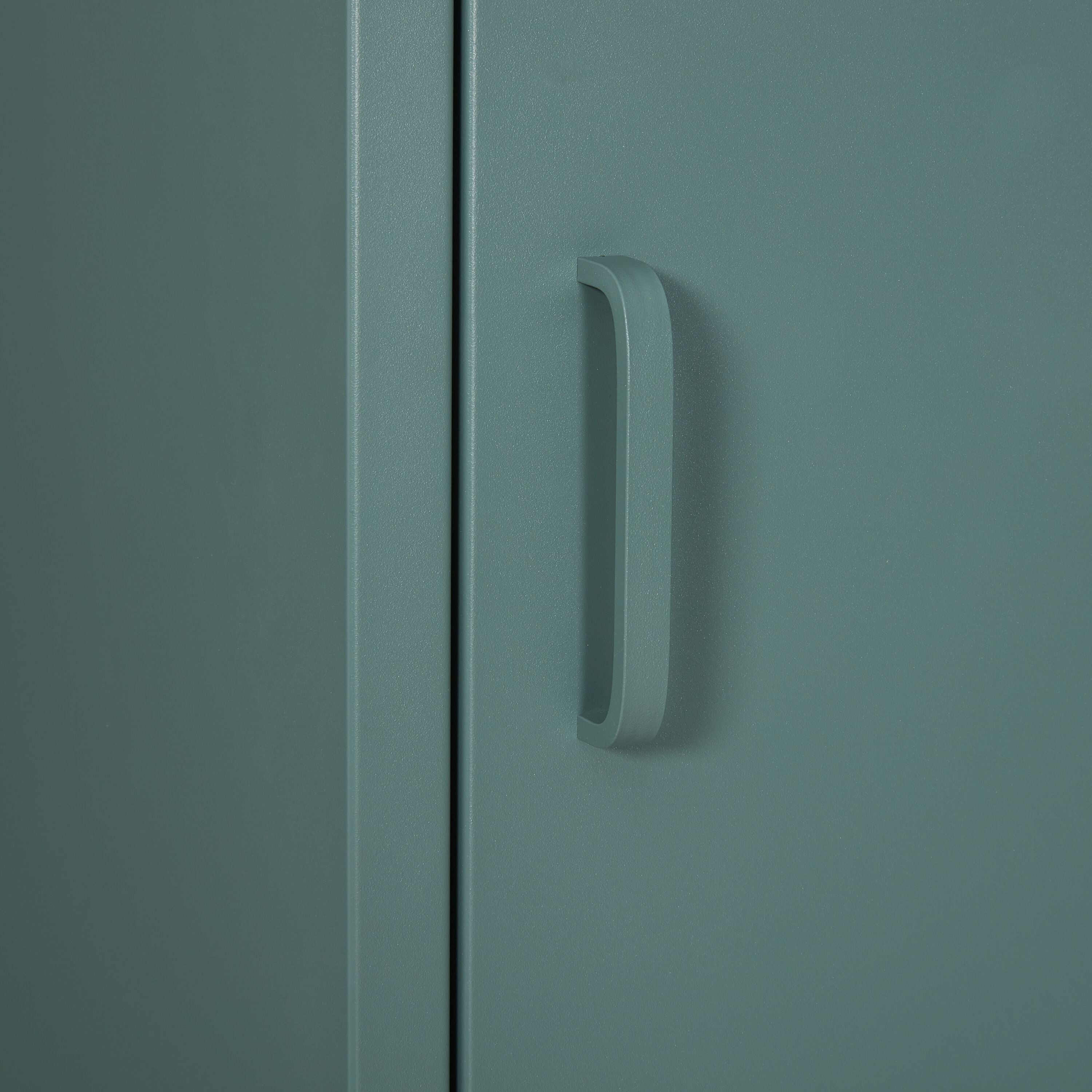 MIKO Schrank - Grün / B: 35.0 cm x T: 46.0 cm x H: 183.0 cm
