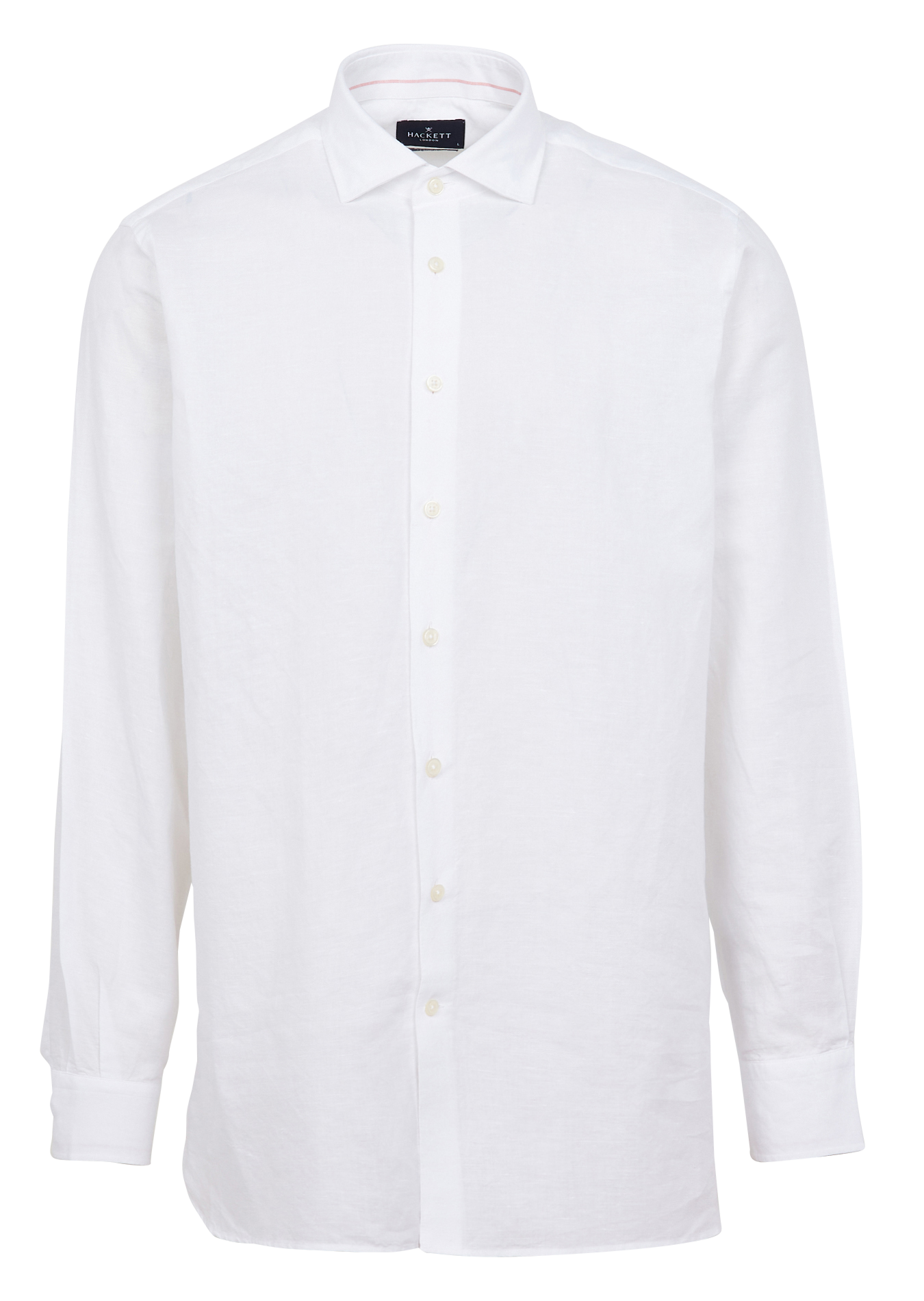 Chemise regular en lin et coton | Multicolore