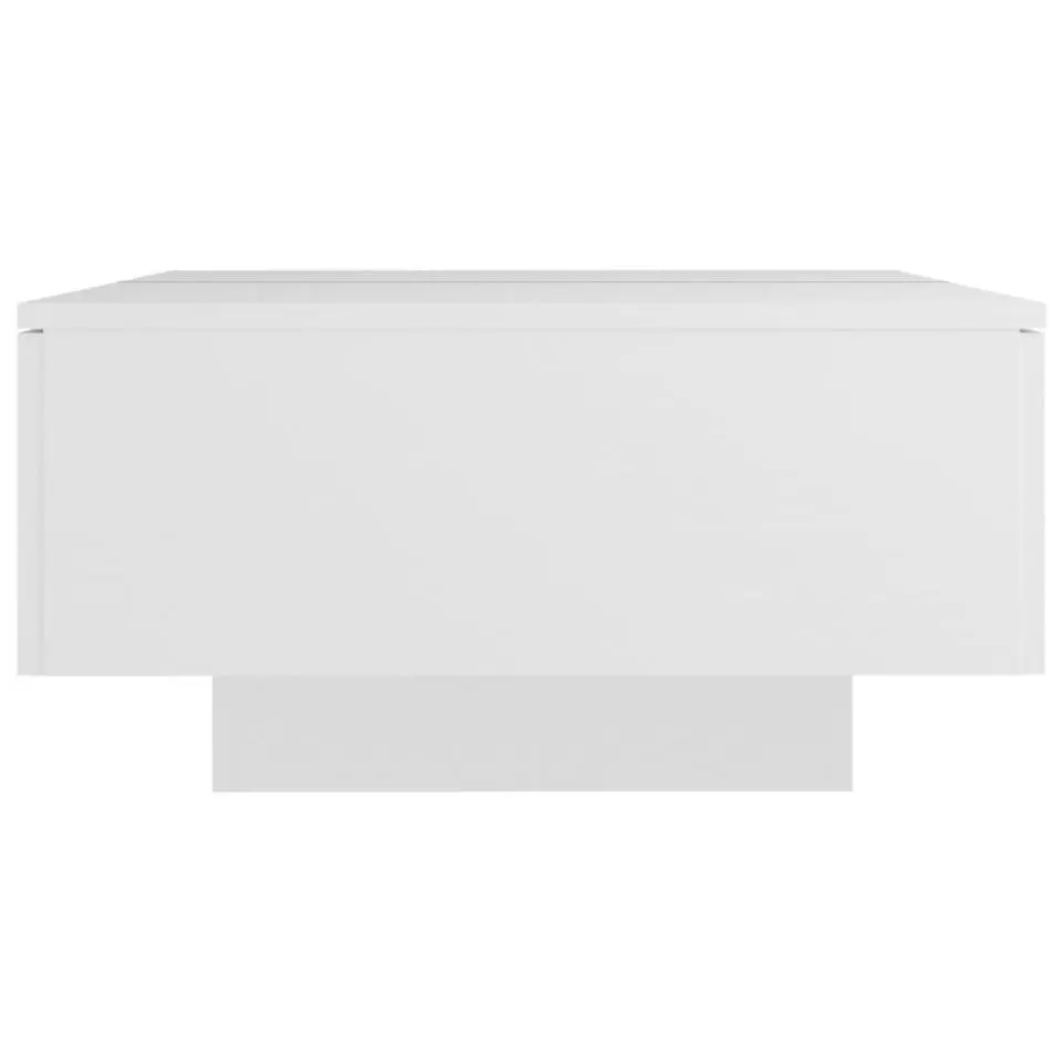 vidaXL - Salontafel - Wit - Bewerkt hout - 90 x 60 x 31 cm
