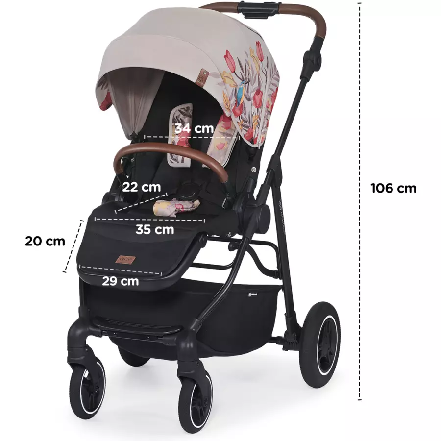 Kinderkraft Buggy ALL ROAD Bird Pattern