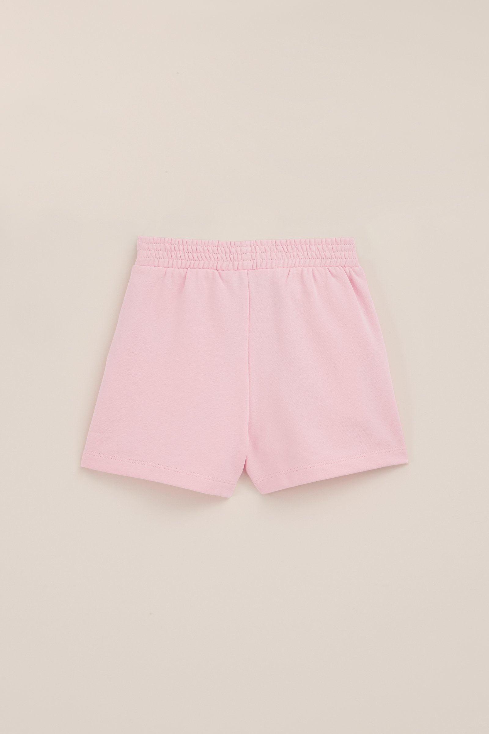 Meisjes sweatshort met embroidery WE Fashion Lichtroze