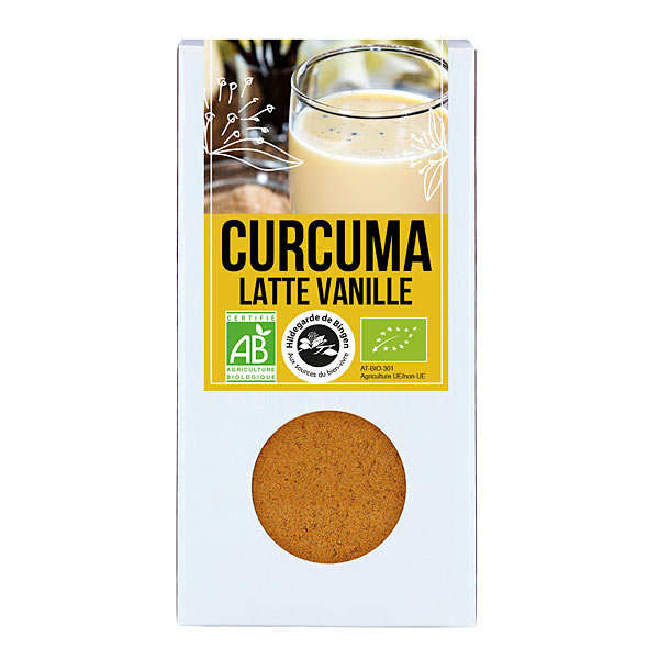 Curcuma Latte vanille bio - Préparation pour lait d'or