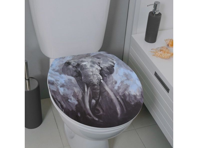 spirella Toilettensitz Elefant Grau WC-Sitz