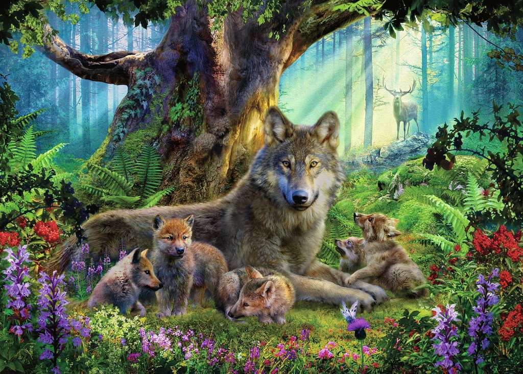 Ravensburger Spiel Wölfe im Wald