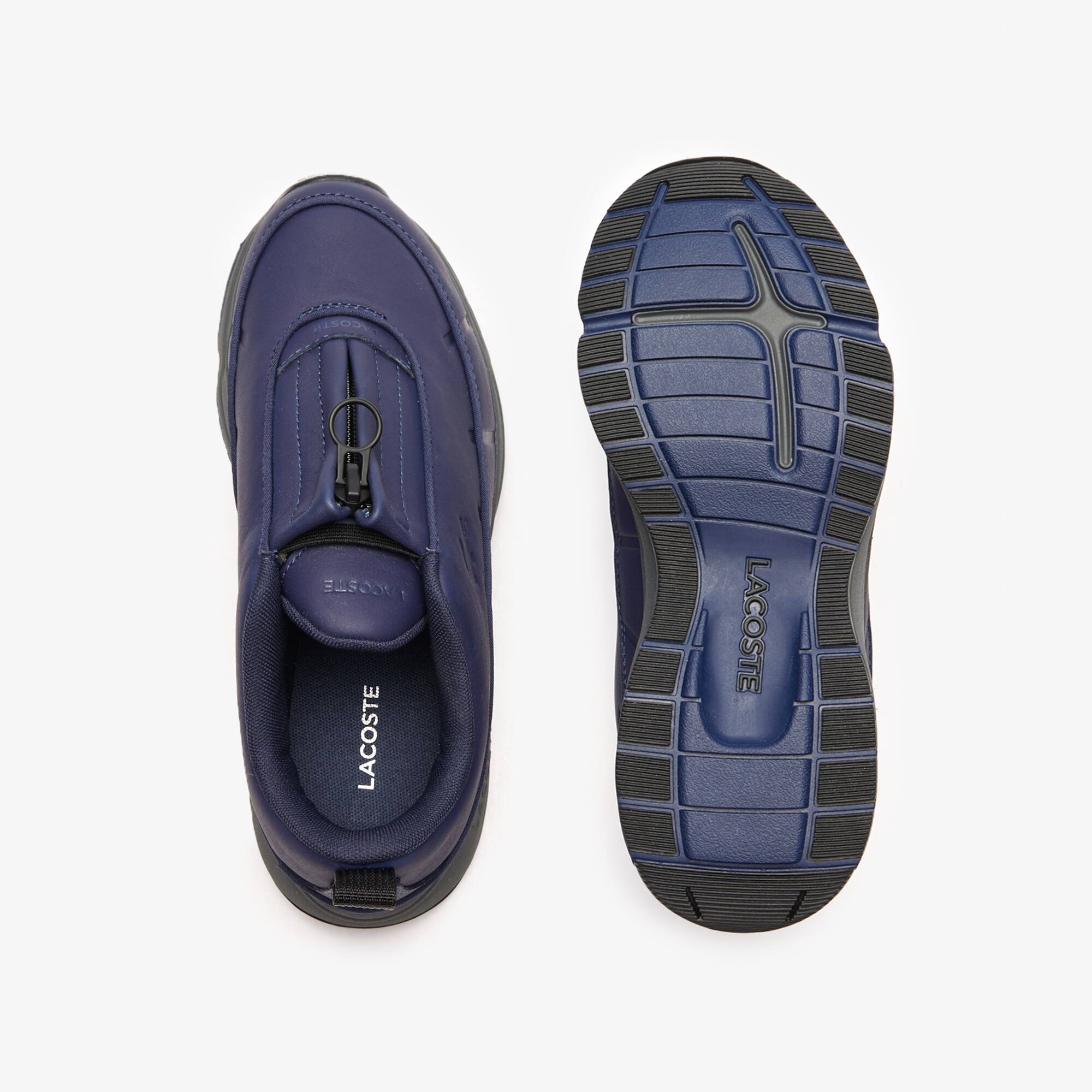 Damen-Sneakers Audyssor Zip OG aus Leder Sneakers - Blau - Lacoste - Damen