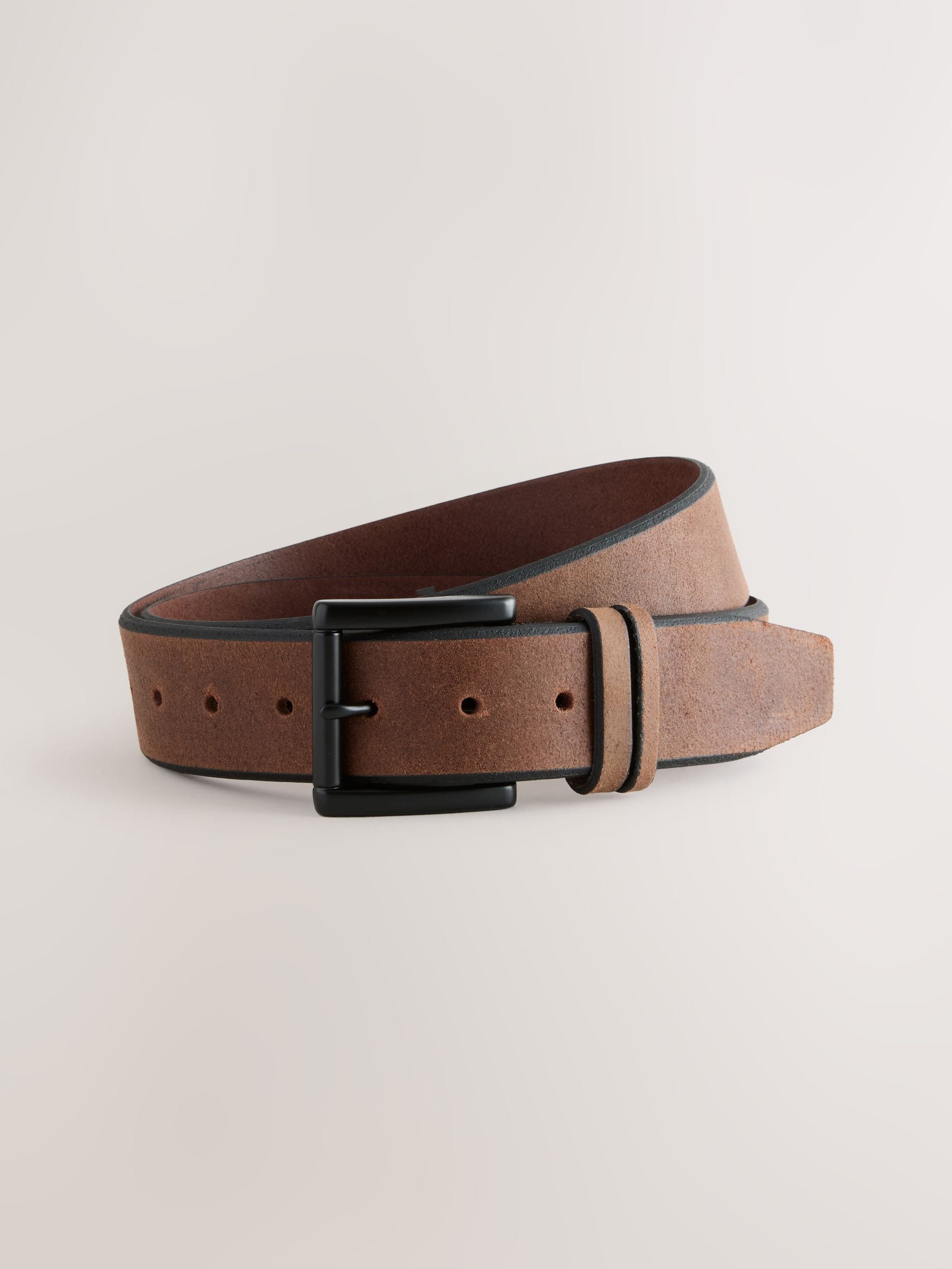 Bruin - Casual leren riem