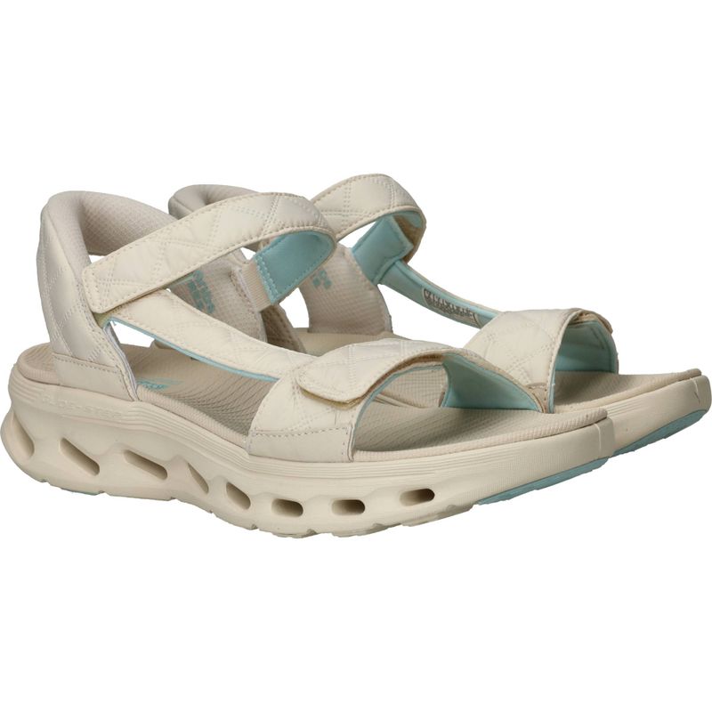 Skechers Go Walk Glide-Step 2.0 Slip-Ins Sandalen Beige Dames
