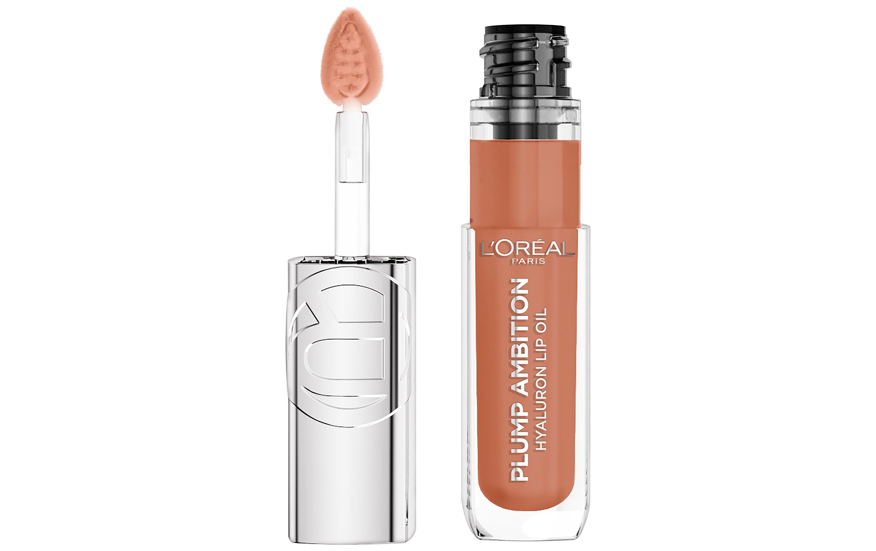 Lip Gloss Plump Ambition Hyaluron 641 Latte GlaceLippenöl macht die Lippen voller und weicher in nur einem Wisch