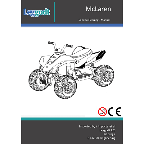 McLaren elektrisk ATV 12V