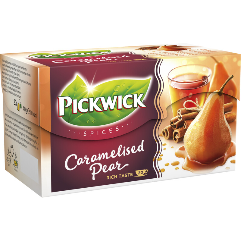 Pickwick Spices caramelised pear zwarte thee