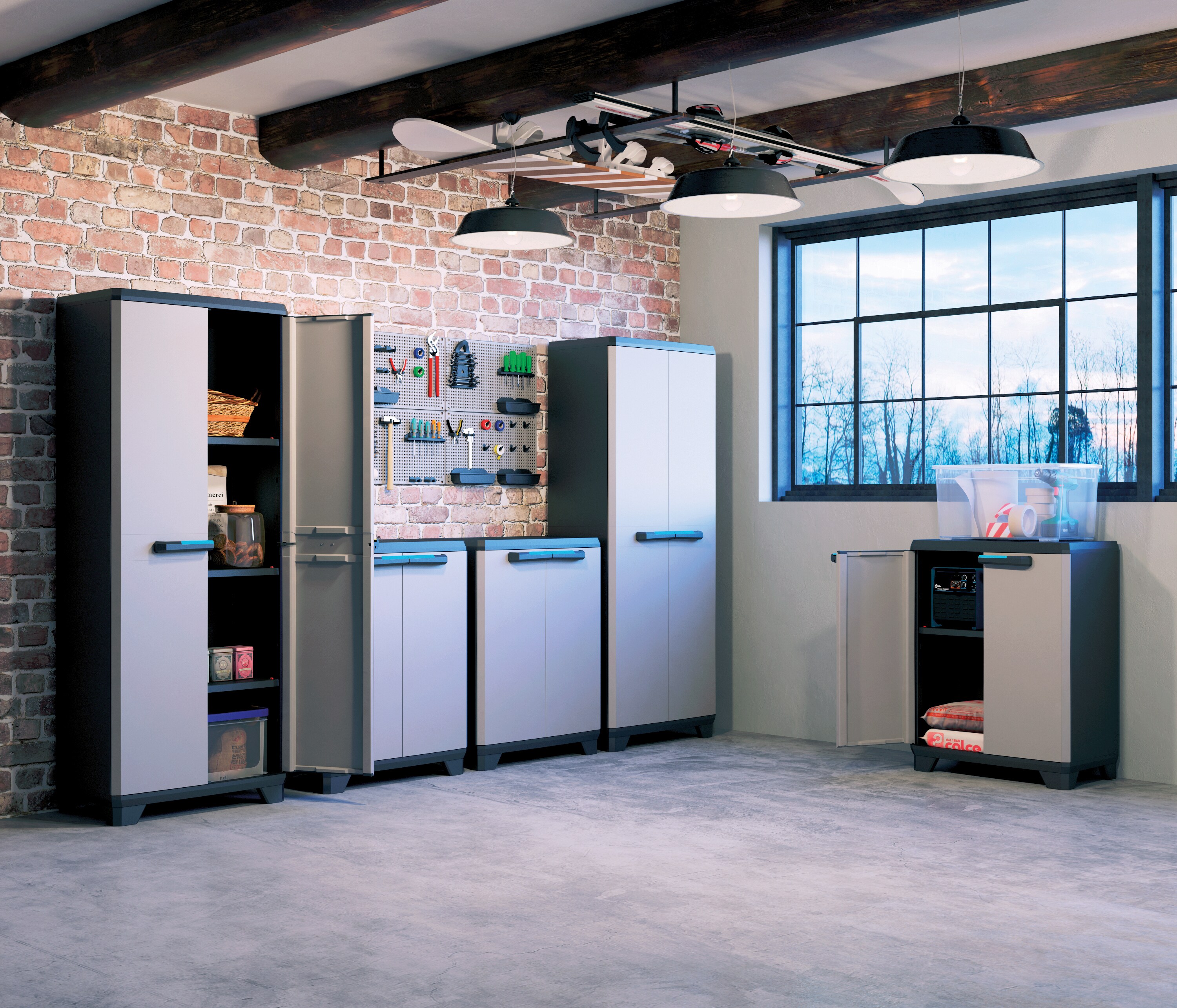 Kunststoffschrank Royal Hochschrank Gartenschrank