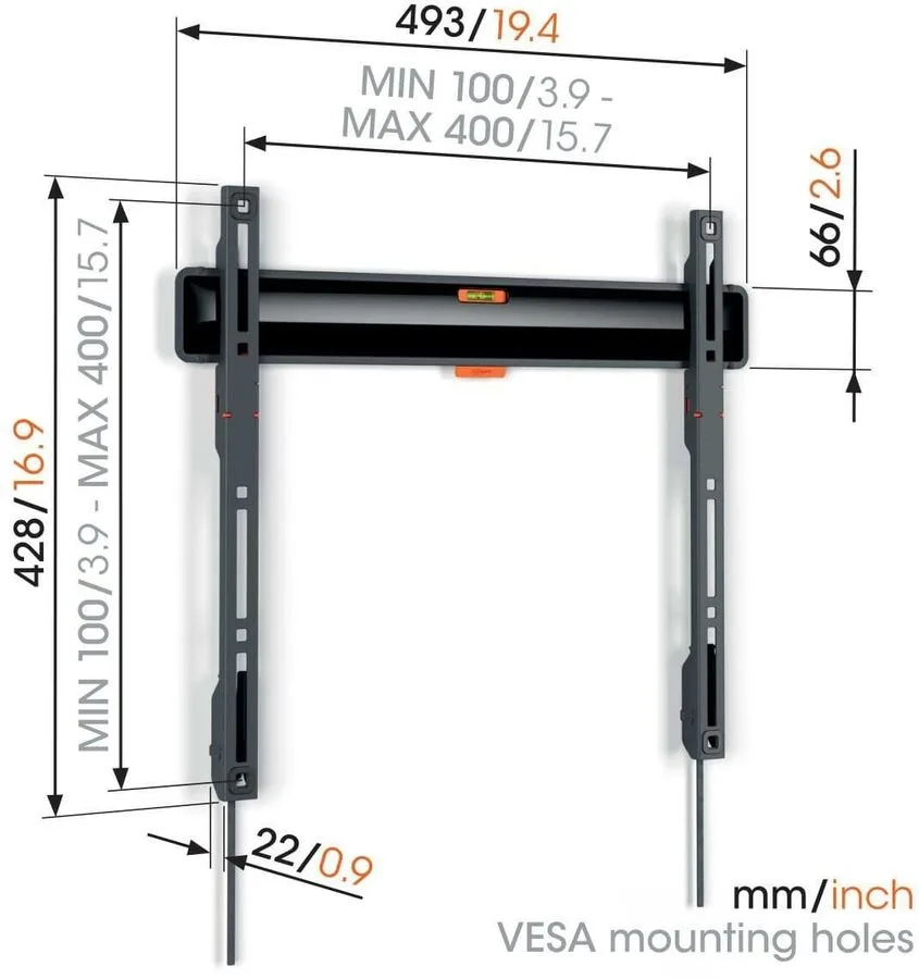 Vogel's TVM 3405 Supports TV