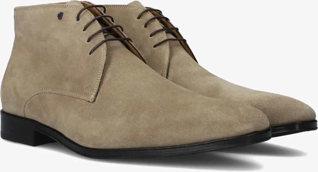 VAN BOMMEL beige van bommel veterschoenen sbm-50029