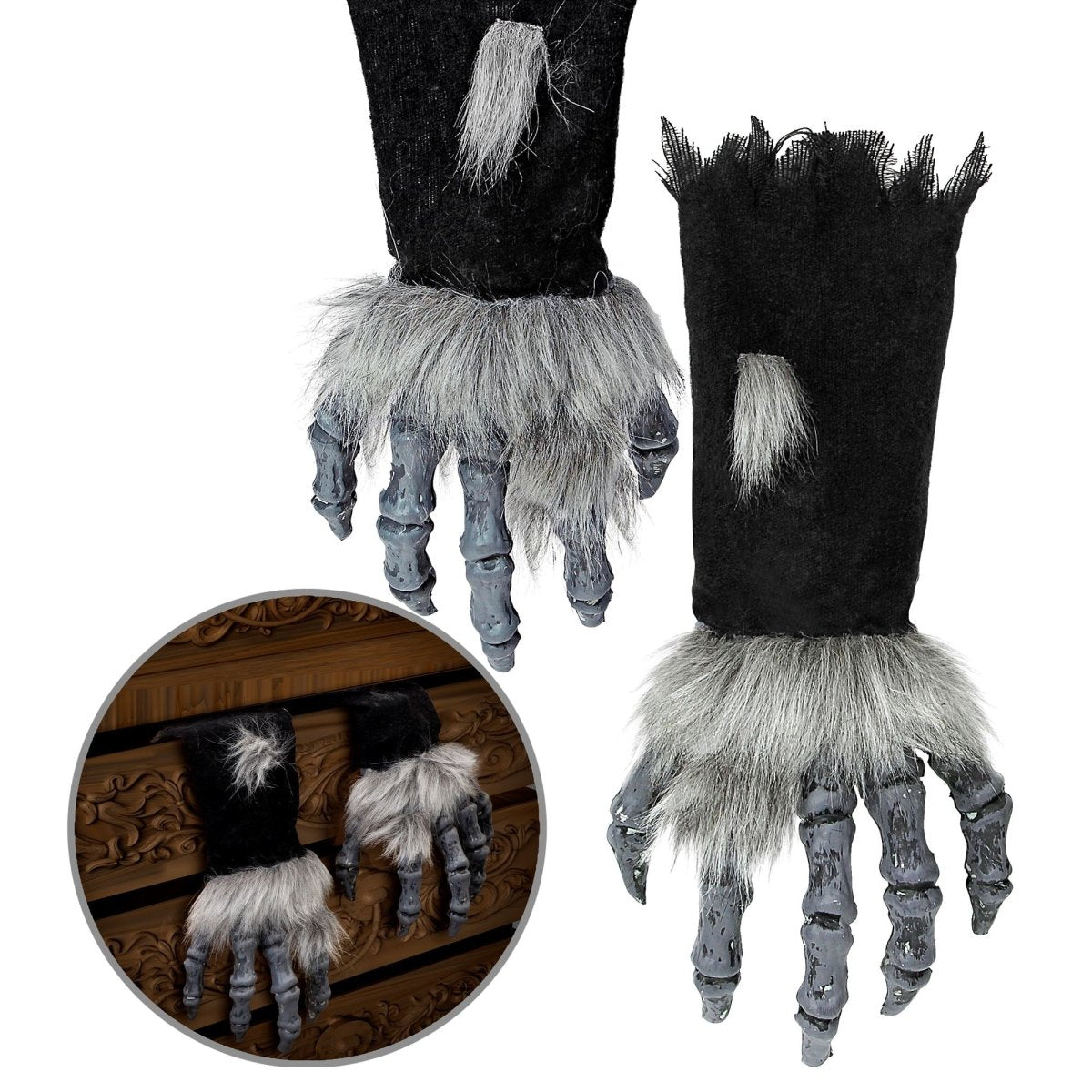 Halloween Nep Hand Monster Met Vacht