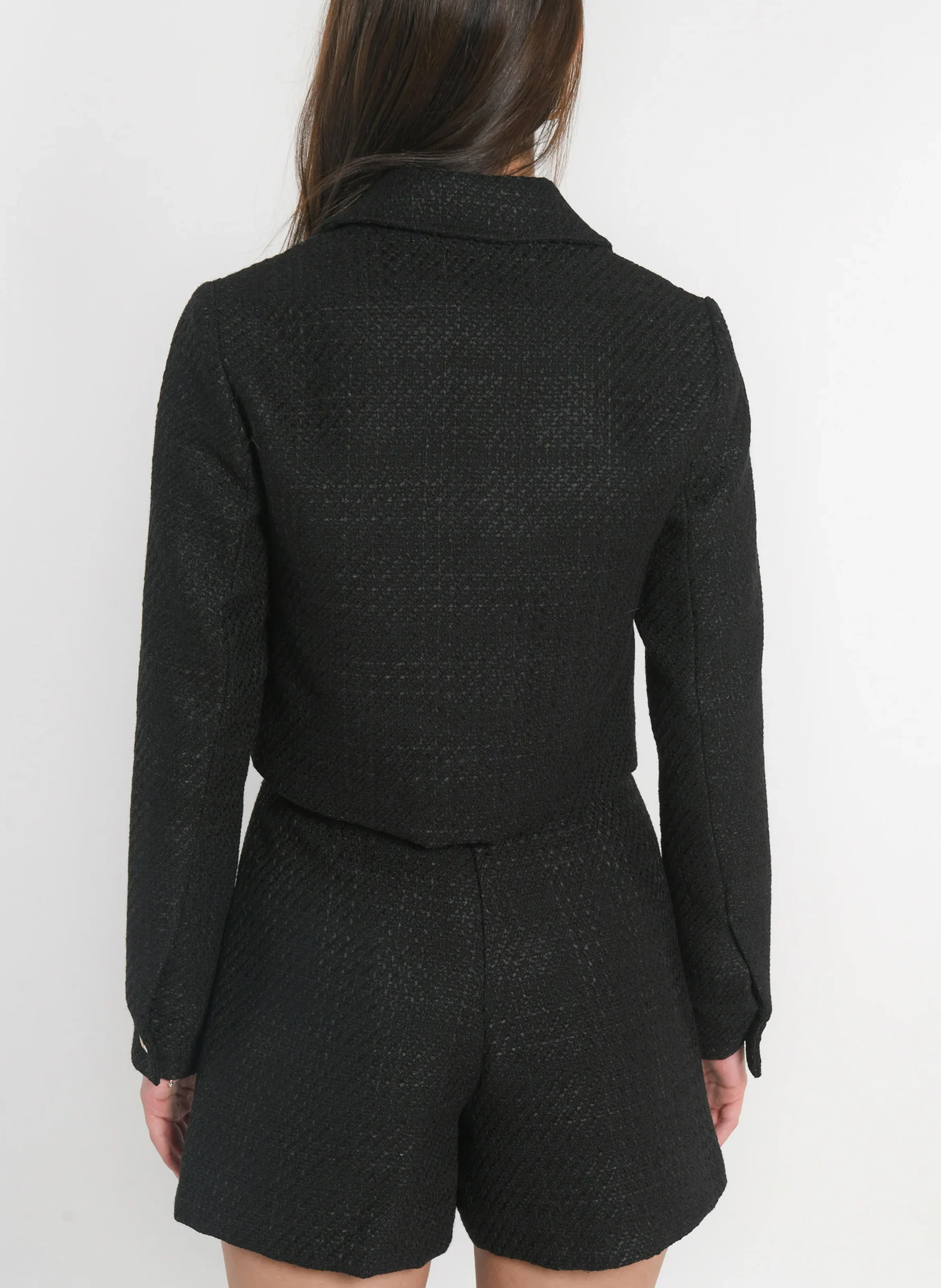 HALLY - Veste col classique | Noir