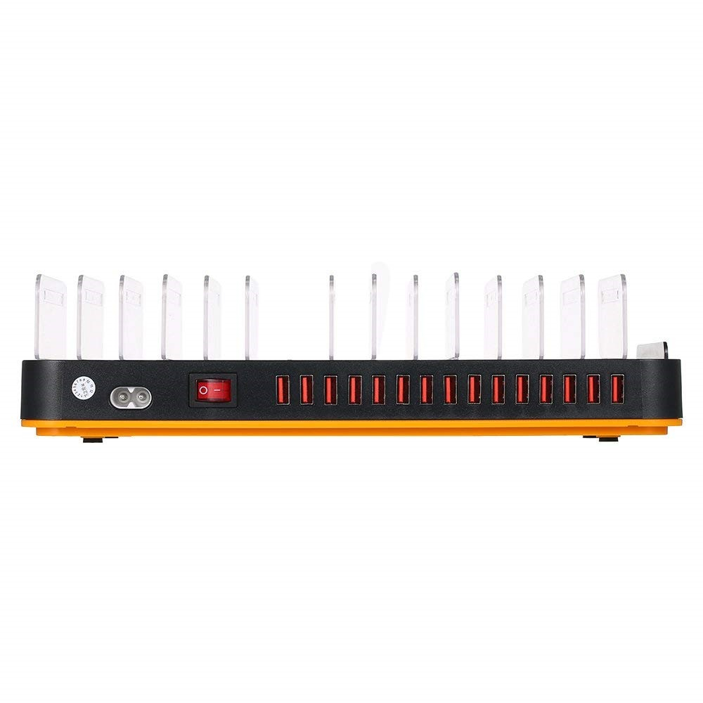 (100W) 15-fach Universal USB Ladestation Multiport Ladedock - Schwarz