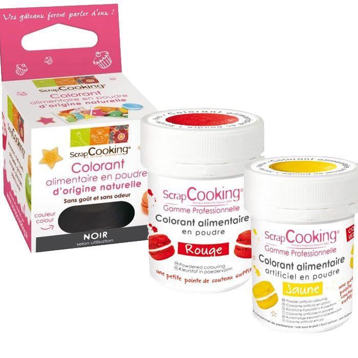 Kits de colorants alimentaires - Drapeau allemand Scrapcooking