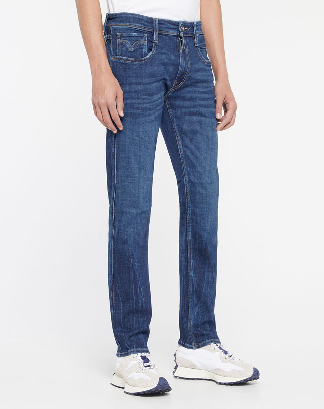 Replay Jean Replay Aged Eco bleu foncé