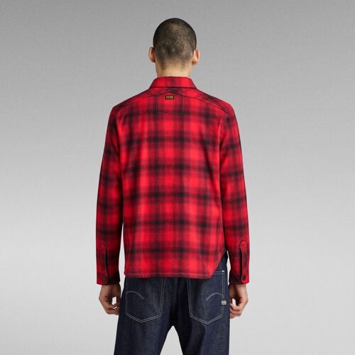 G-Star Raw - D23662-C904 OVERSHIRT-G090 DK FLAME Rojo