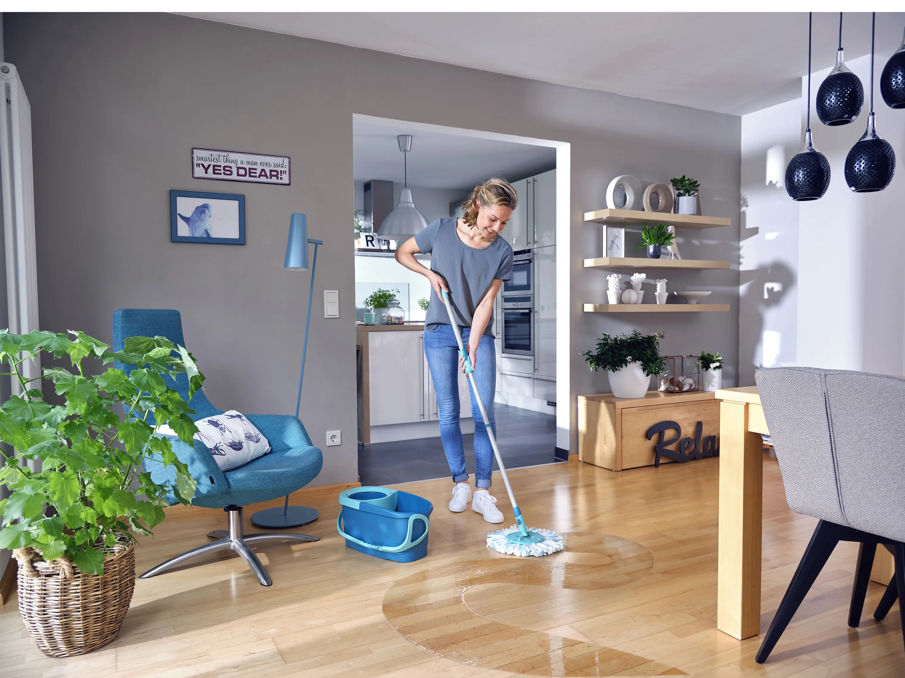 Leifheit Clean Twist Disc Ergo Gulvvaskersæt