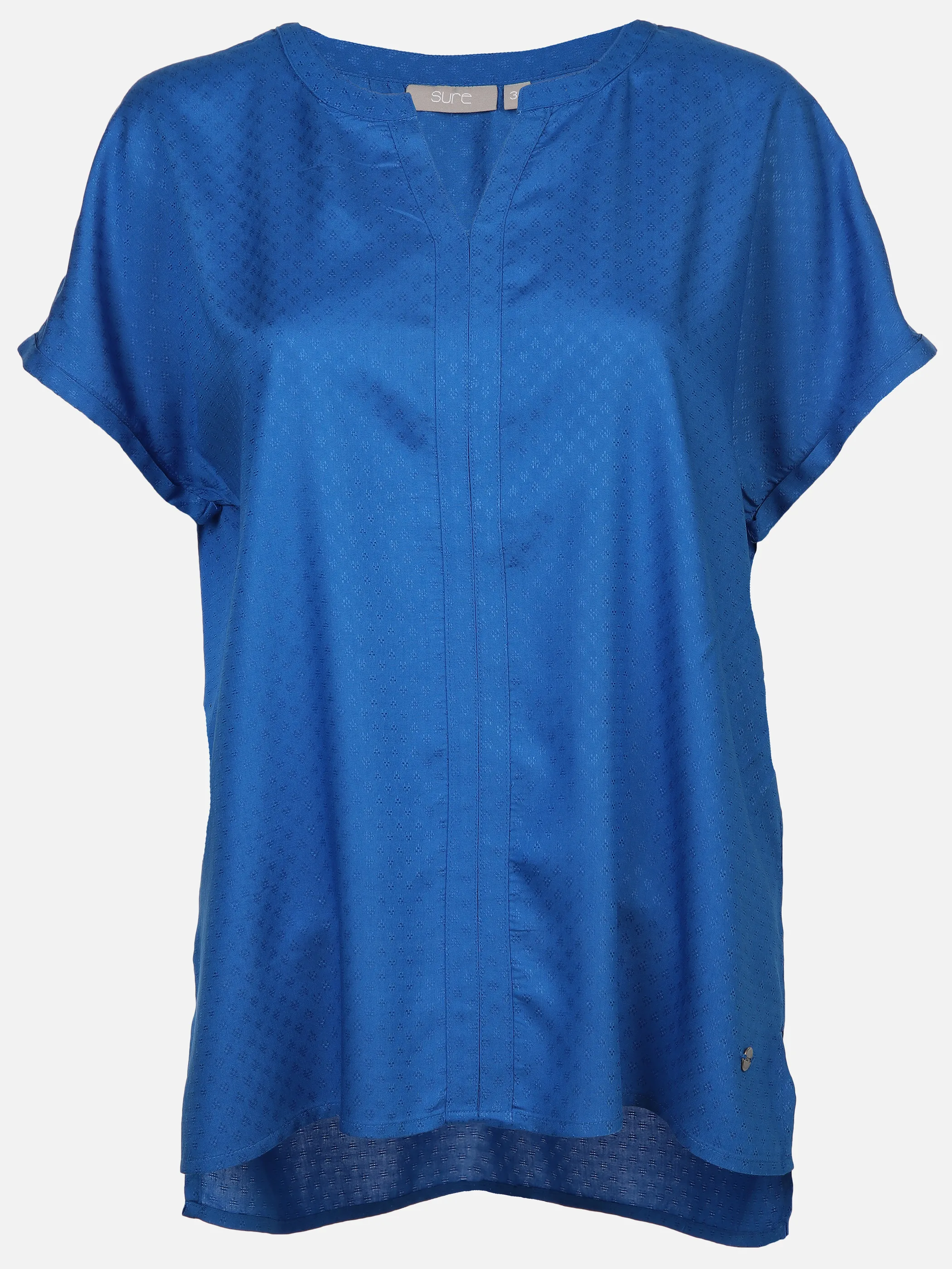 Damen Schlupfbluse mit zarter Musterung