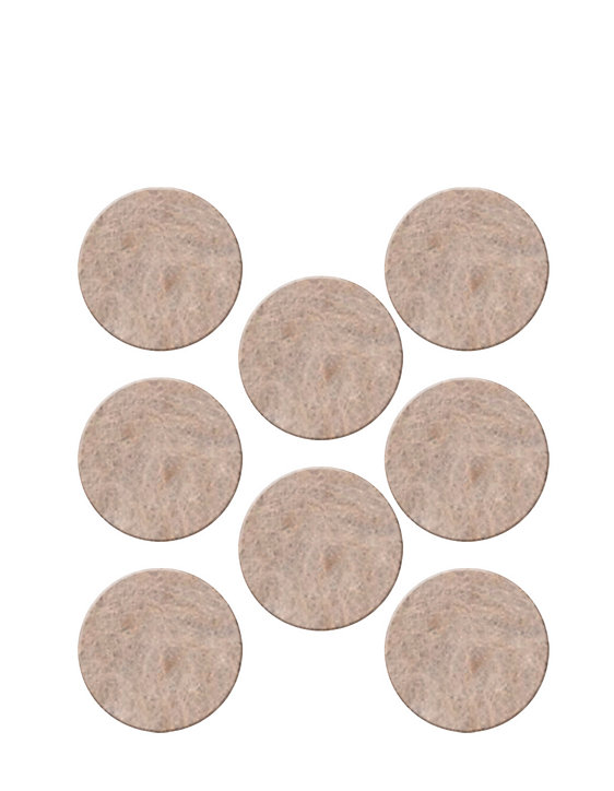 Patin en feutre laine adhésif rond beige Scotch ø25 mm, lot de 8
