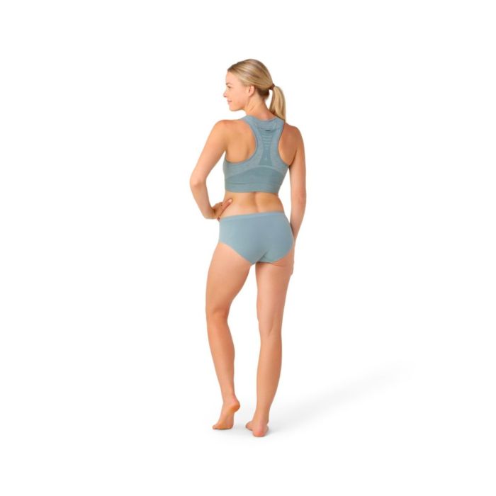 Smartwool Dame BH Intraknit Racerback Bra Grå