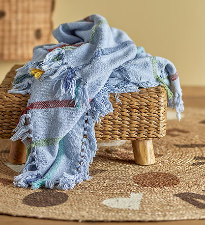 Bloomingville T?ppe - 160x130 cm - Frey T?ppe - Blå