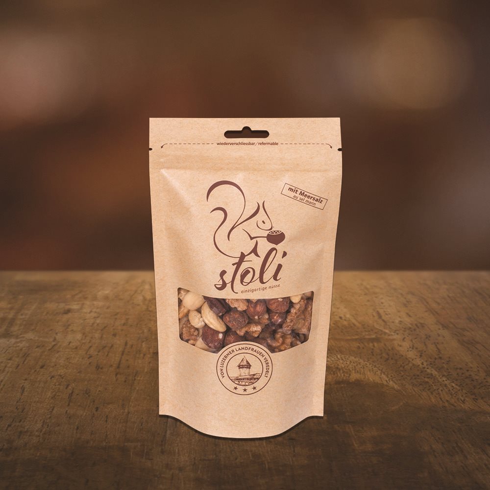 STOLI Nuss-Mix deluxe<br>175 g, Beutel, mit Meersalz