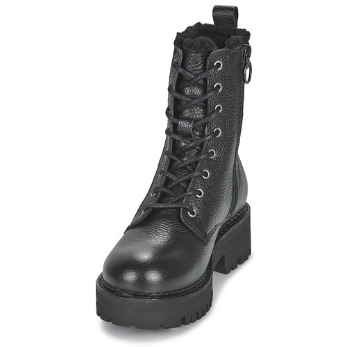 Tommy Jeans - TJW URBAN BOOT TUMBLED LTR WL - Noir