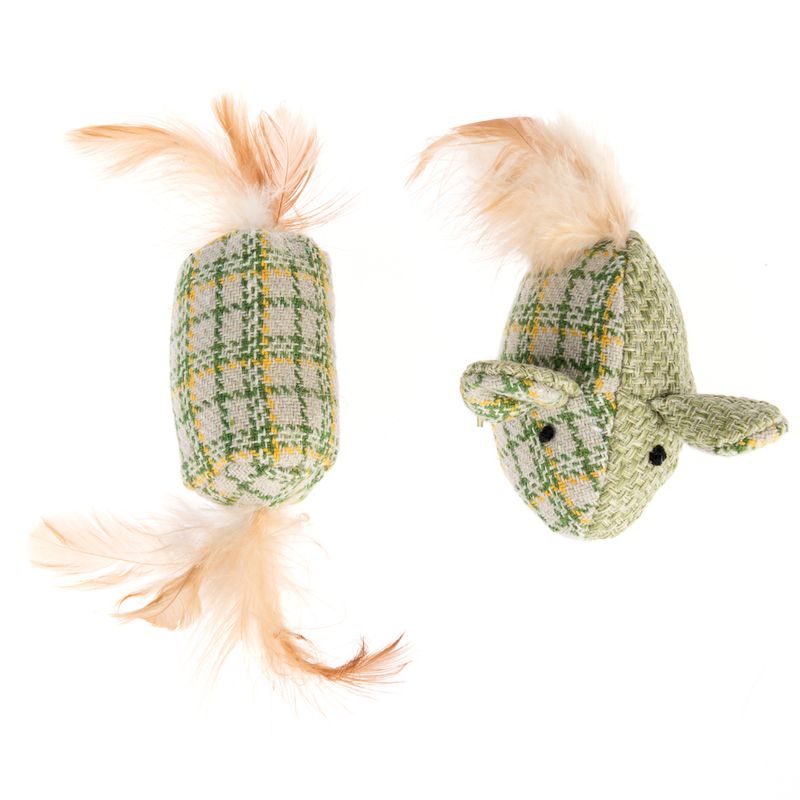 Lot de jouets Modern Living Glasgow Bonbon & Souris avec menthe à chat
