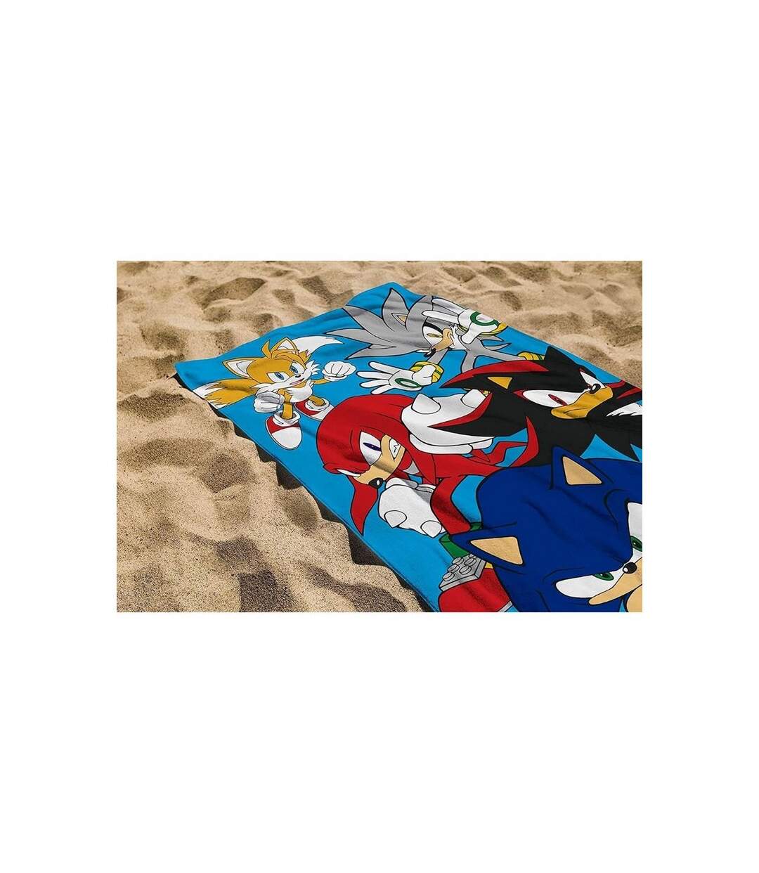 Sonic The Hedgehog - Serviette de plage STARS (Bleu / Multicolore) - UTAG2686
