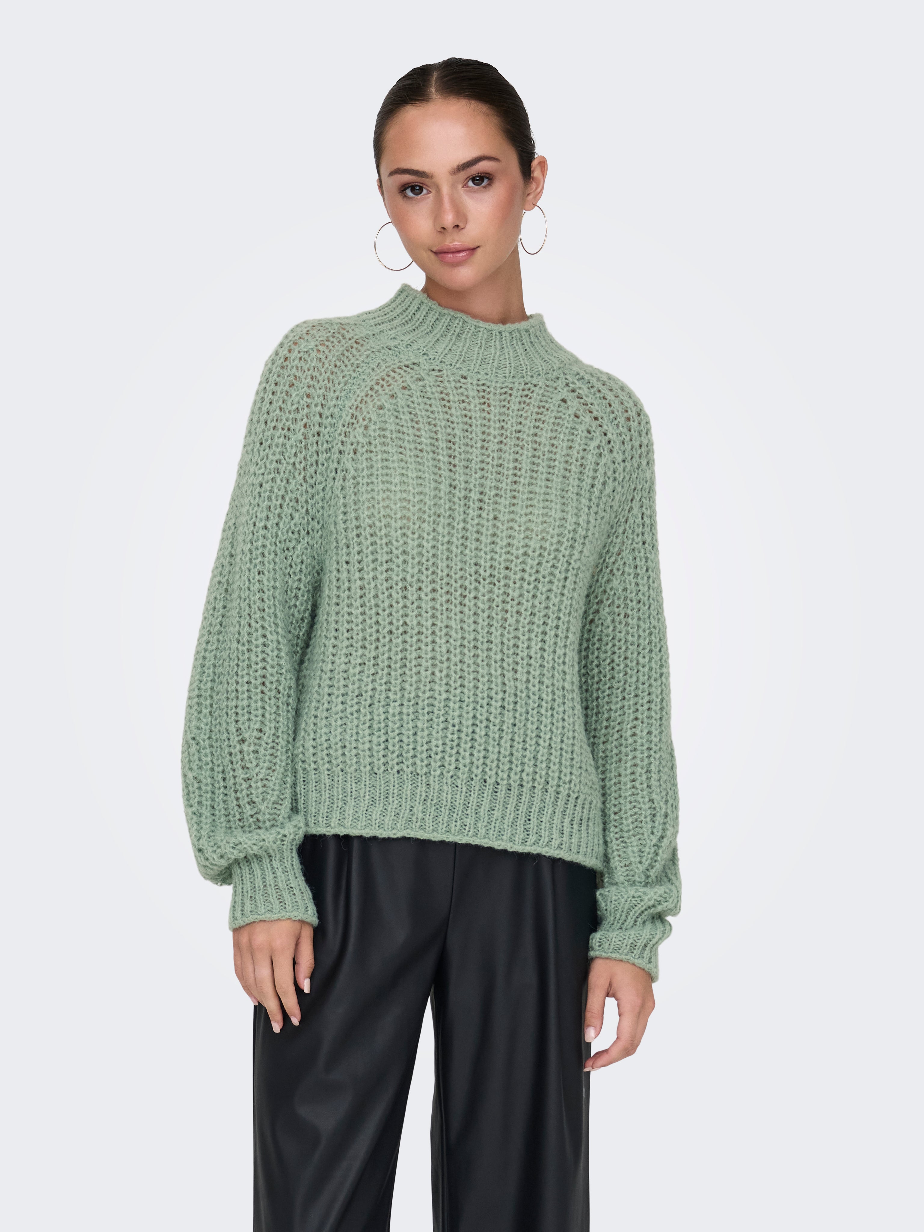 JDYASTRID Strickpullover Iceberg Green
