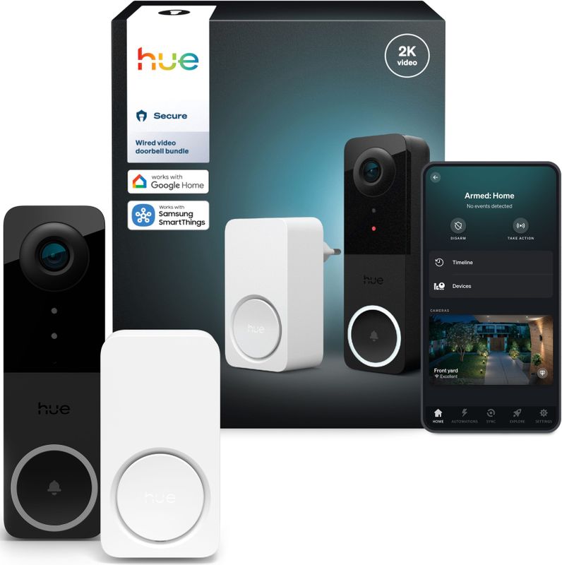 Philips - Hue Secure - Videodeurbel - Met Smart Chime