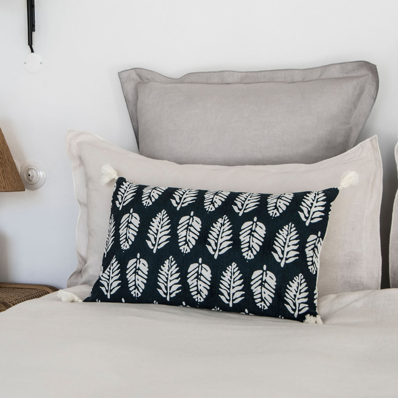 Febronie Home Housse de couette 100% Lin Hortense gris perle
