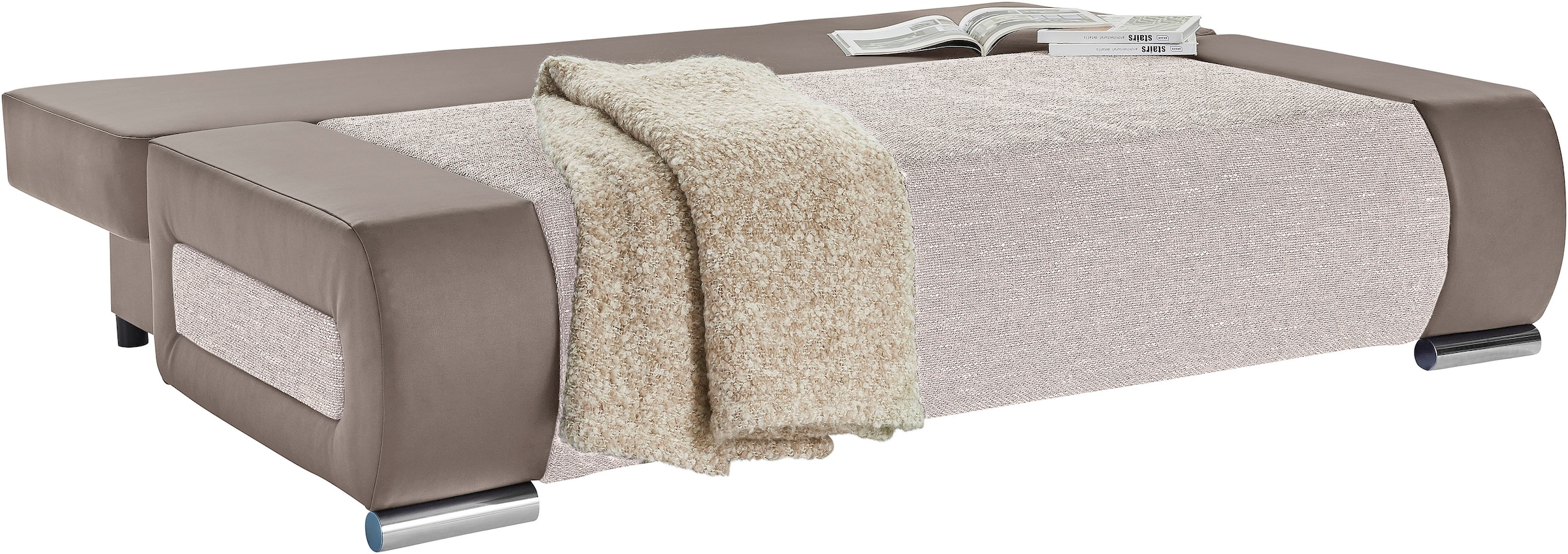 COLLECTION AB Schlafsofa »Moritz« mit Bettfunktion und Bettkasten, komfortabler Federkern
