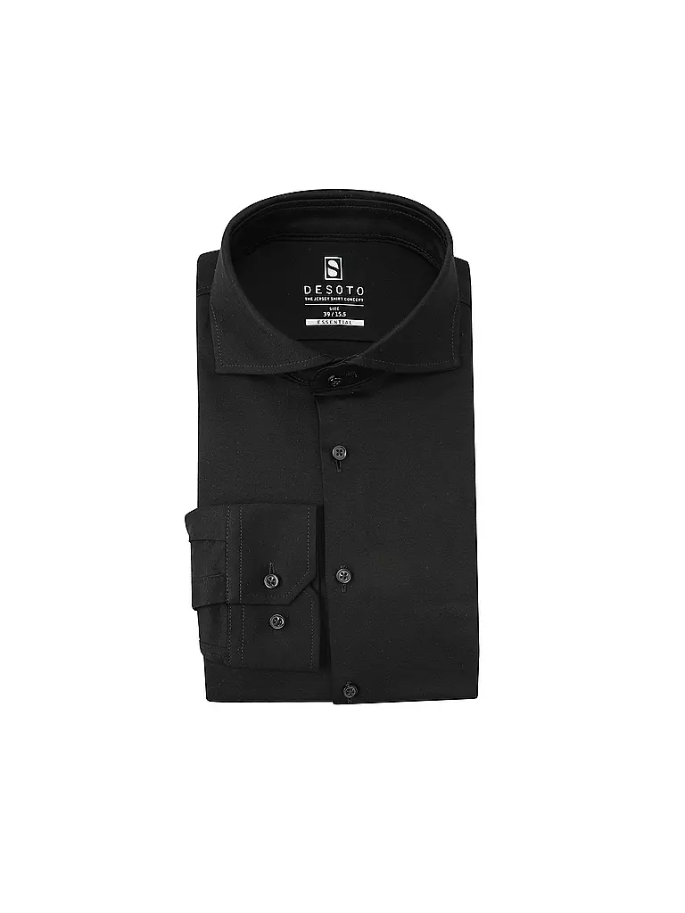 DESOTO Jerseyhemd schwarz