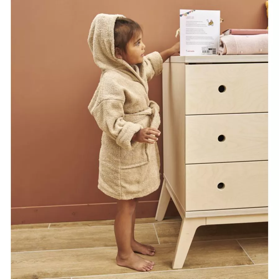 MEYCO Bademantel Basic Frottee Sand
