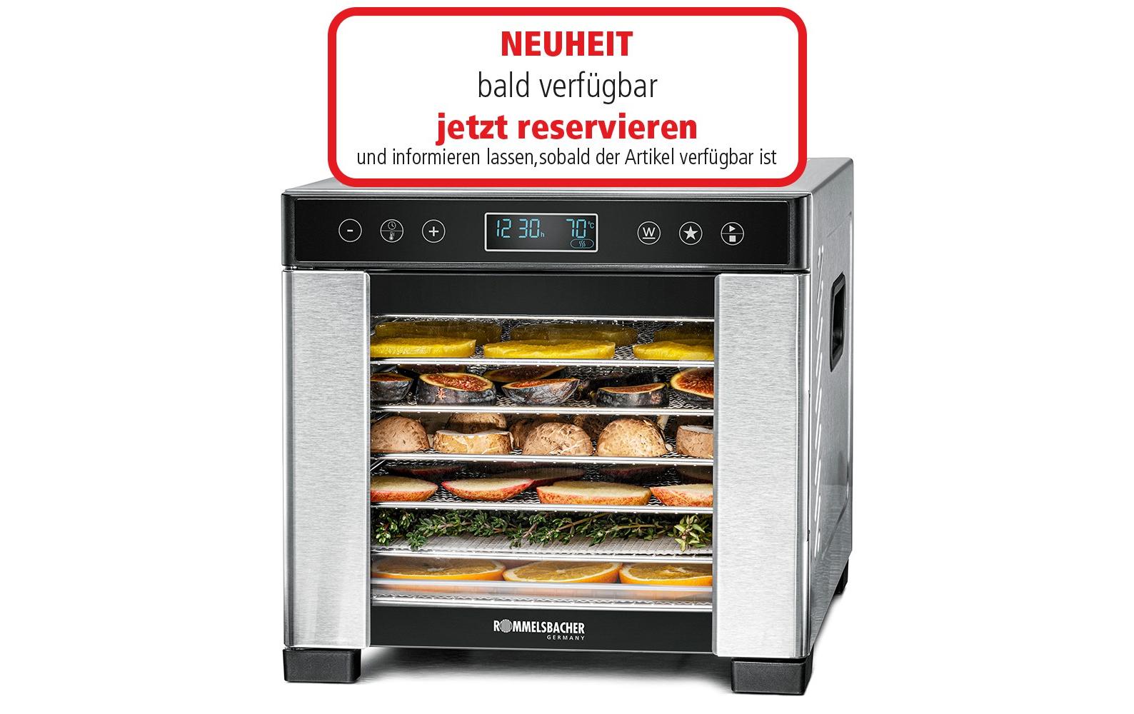 Dörrgerät DA650<br>600 W-Dörrautomat mit 7 Ablagen