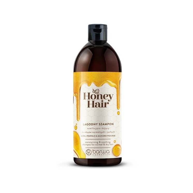 Barwa Honey Hair mildes Shampoo für normales und trockenes Haar, Honig, Propolis und G(28-02-2026)