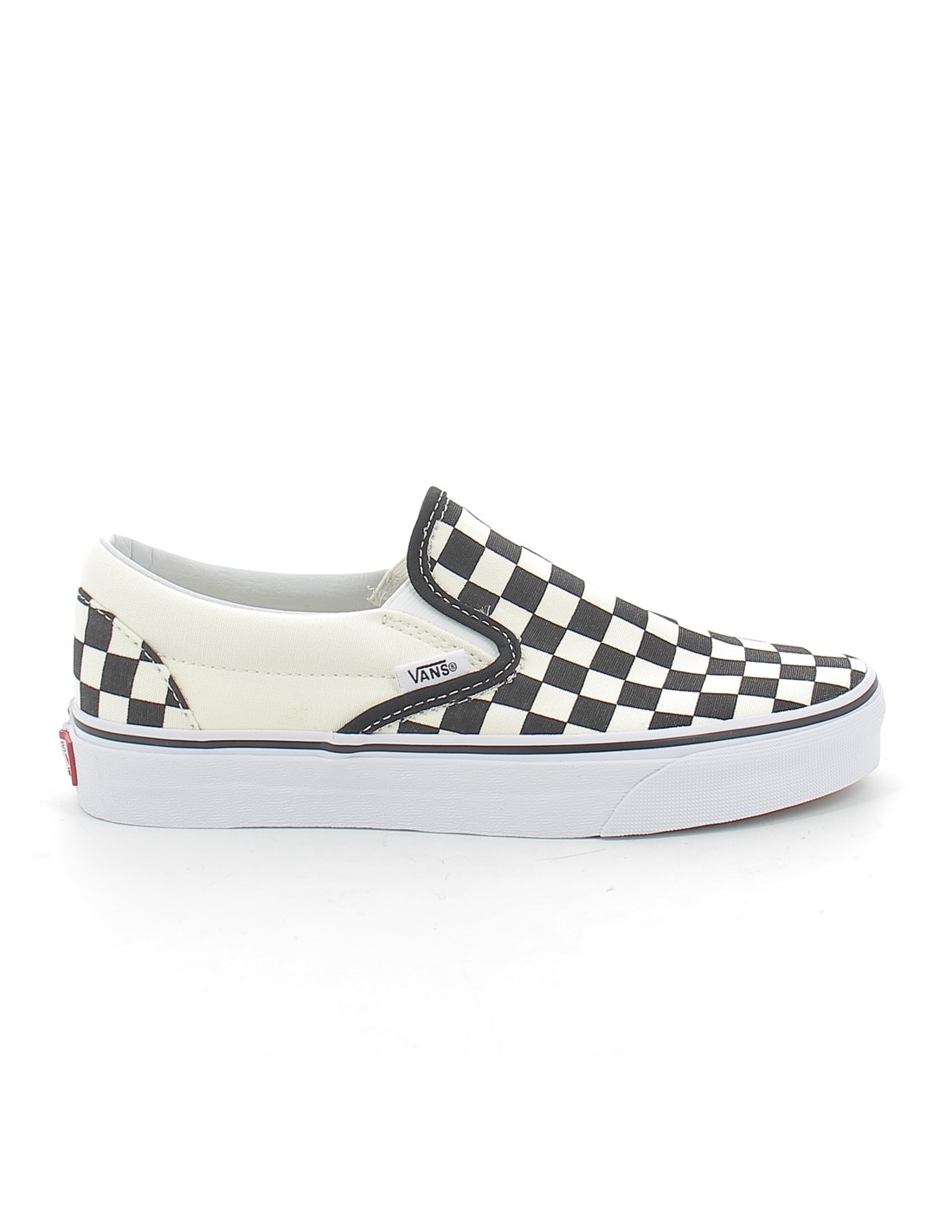 vans Sneakers mixte ua classic slip-on noir/blanche