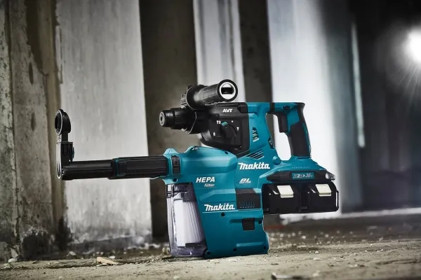 Makita DHR280Z, SDS-plus, Sort, Blå, Børsteløs motor, 2,8 cm, 980 rpm, 2,8 J - SOLO