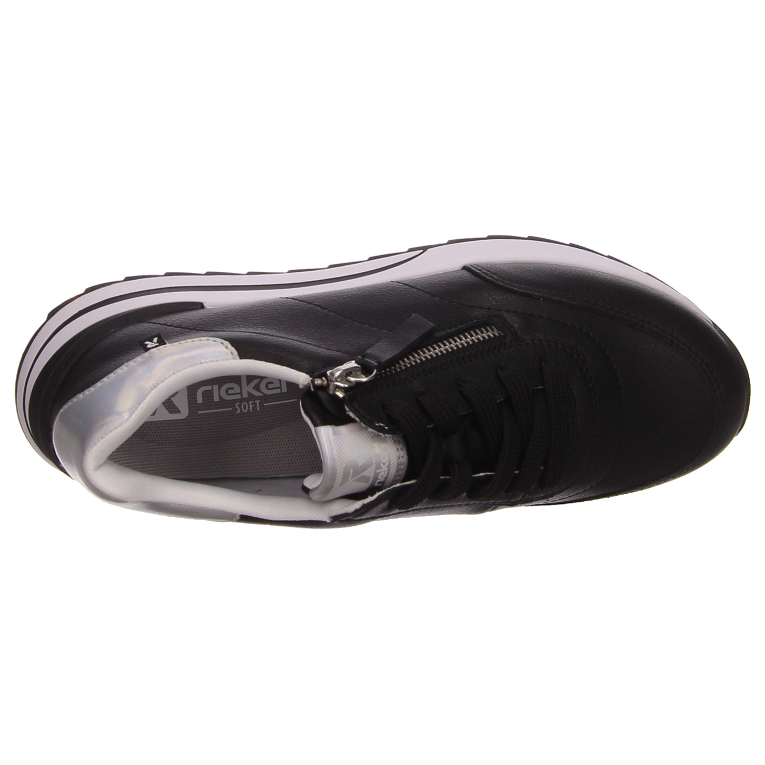 Rieker Sneaker schwarz schwarz
