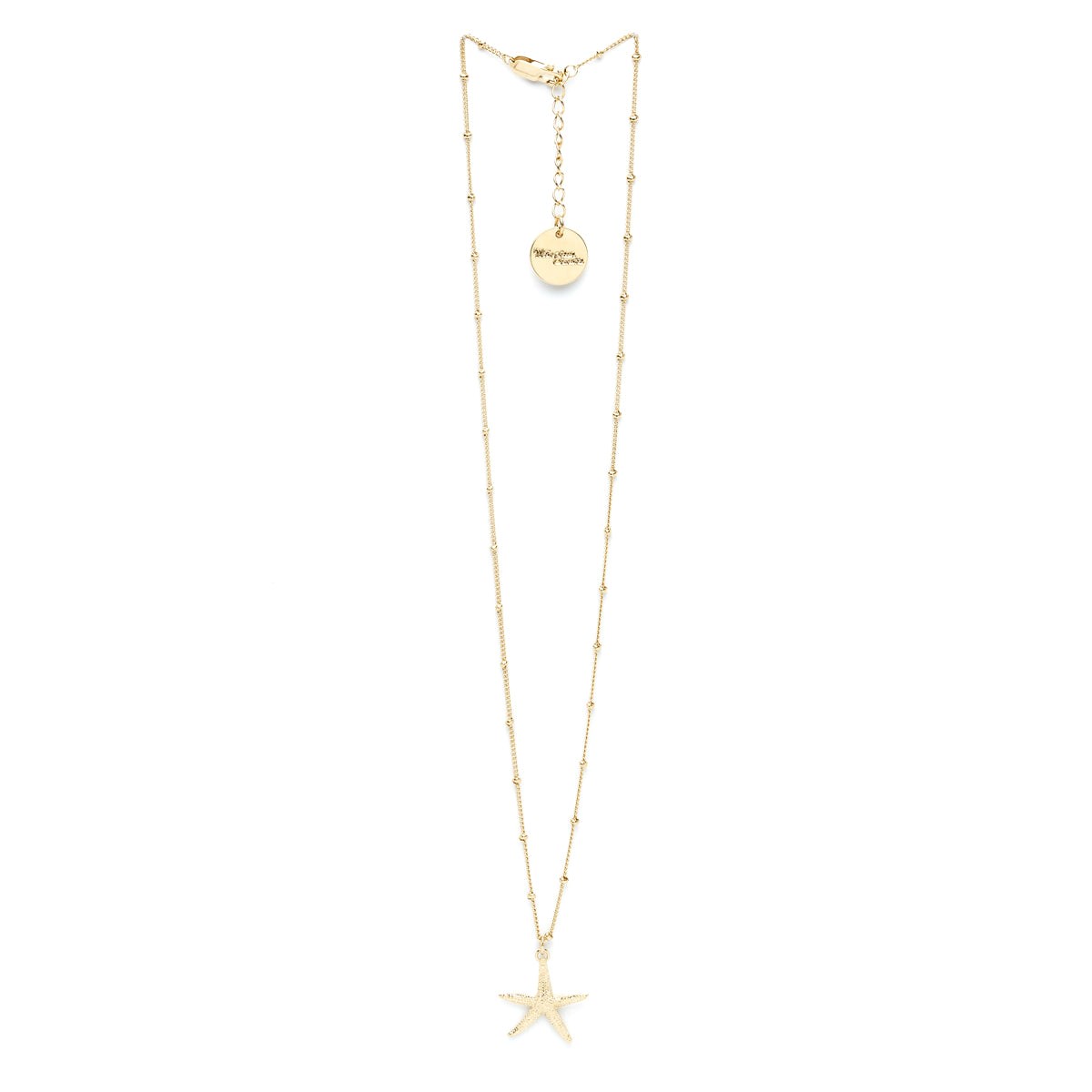 collier étoile doré à l'or fin - CLÉIA