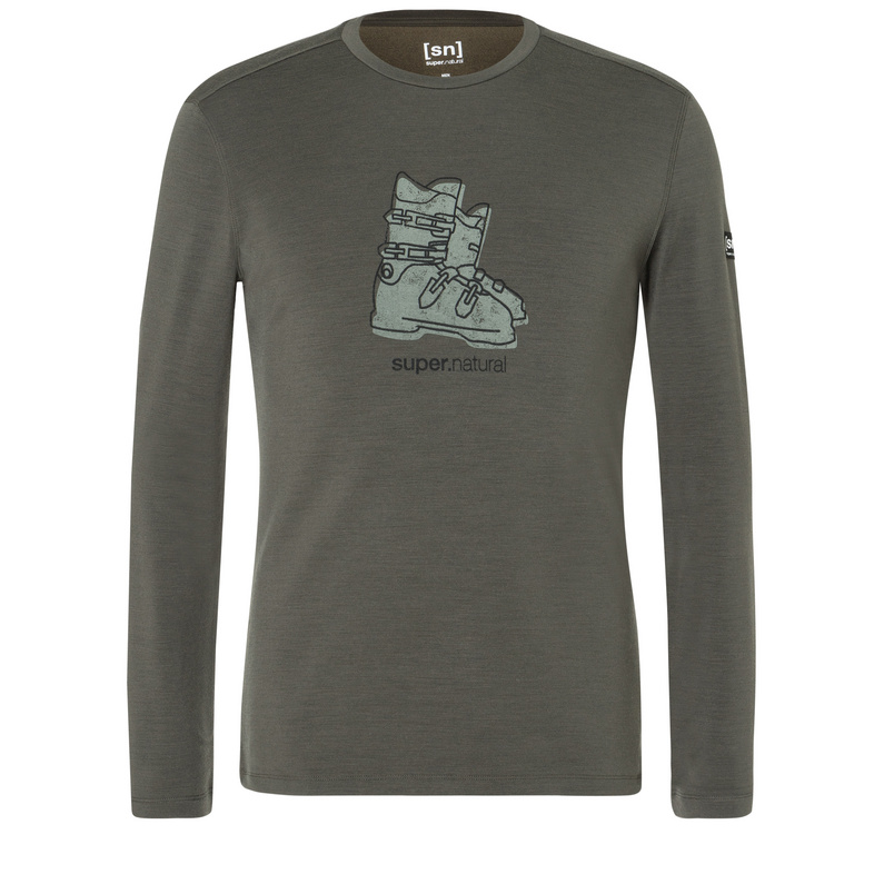 Super.Natural Herren Lets Shoe Brush Longsleeve