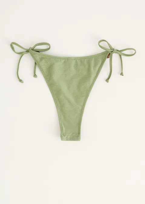 Bikini broekje met glitter groen (GRN.O)