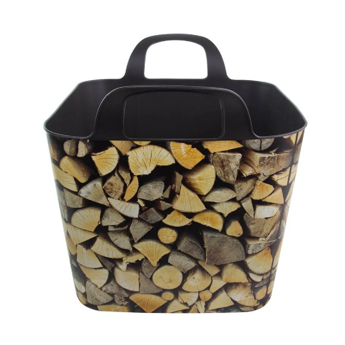 BigBuy Home Panier à Bois Marron 40 x 40 x 31 cm