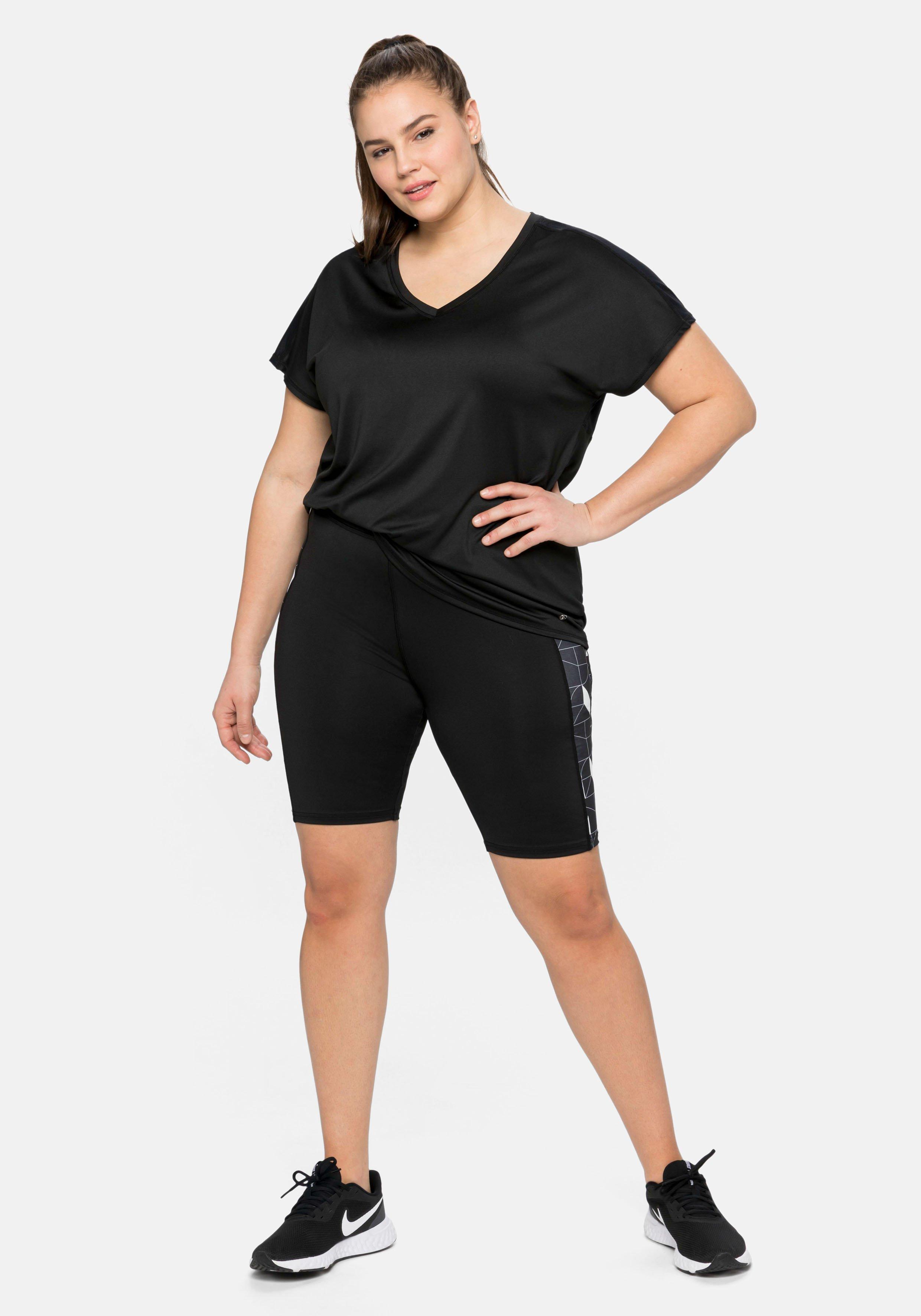 Funktions-Radlerhose mit seitlichem Muster