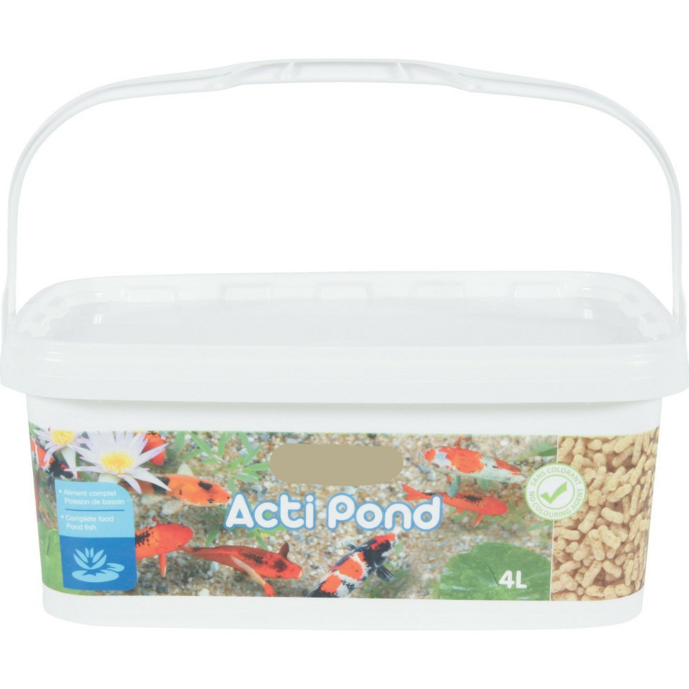Nourriture acti pond stick standard 4 litres pour poisson de bassin
